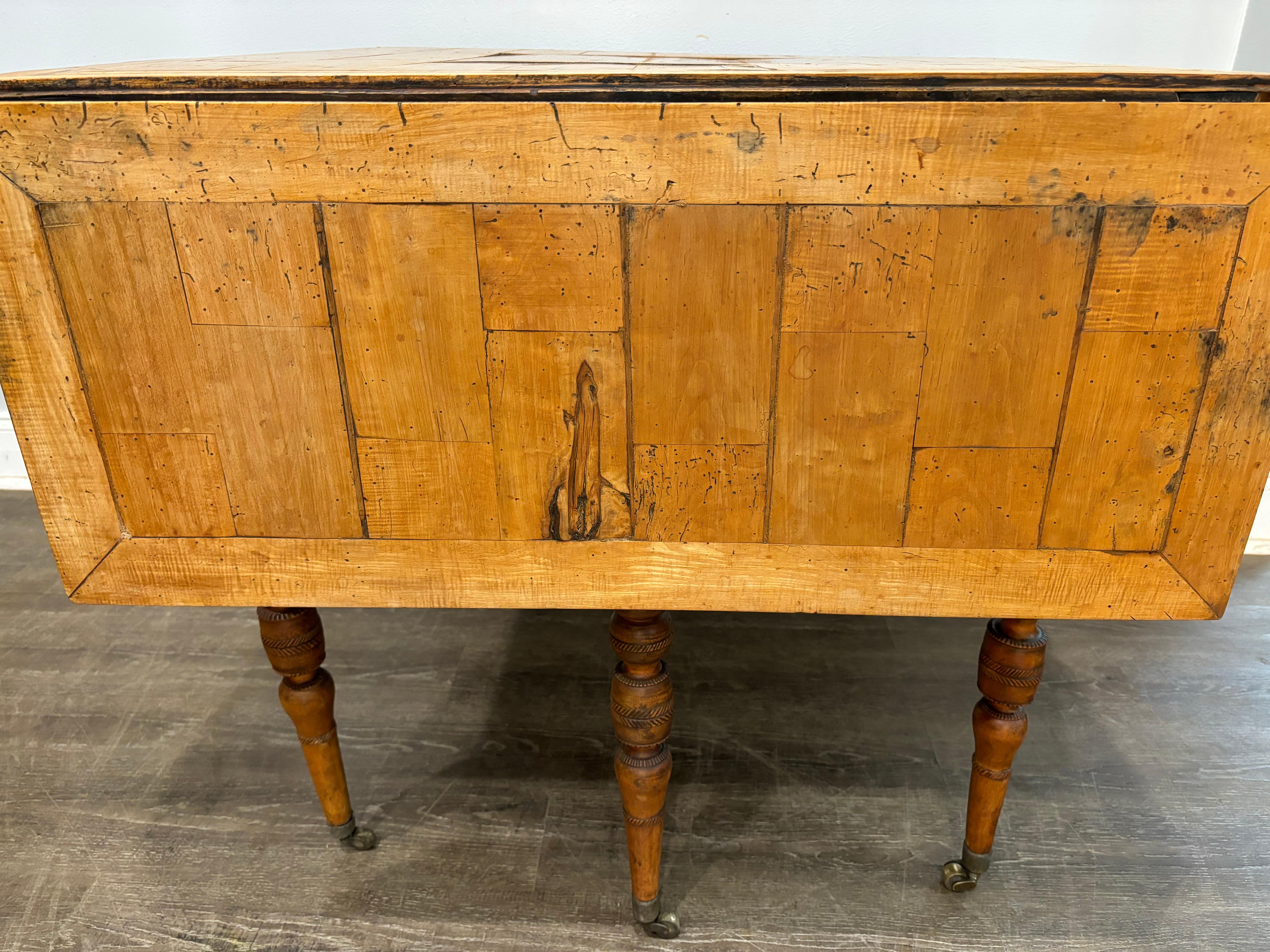 Oak French 18th Century Game Table