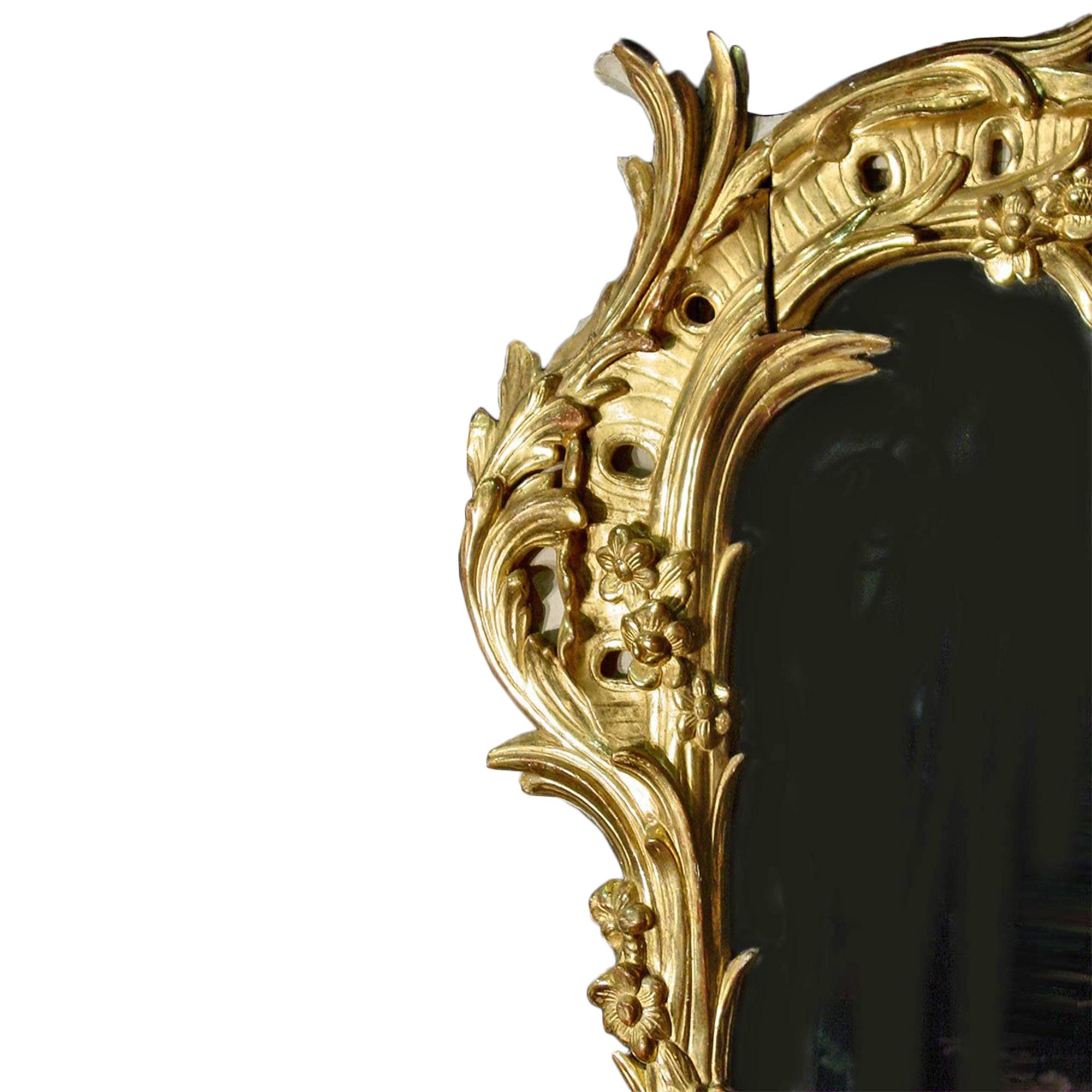 18th Century and Earlier French 18th Century Giltwood Mirror