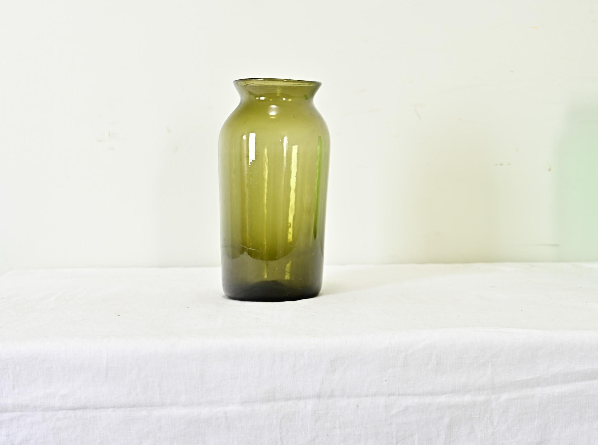 Vetro Vaso per sottaceti in vetro francese del XVIII secolo in vendita