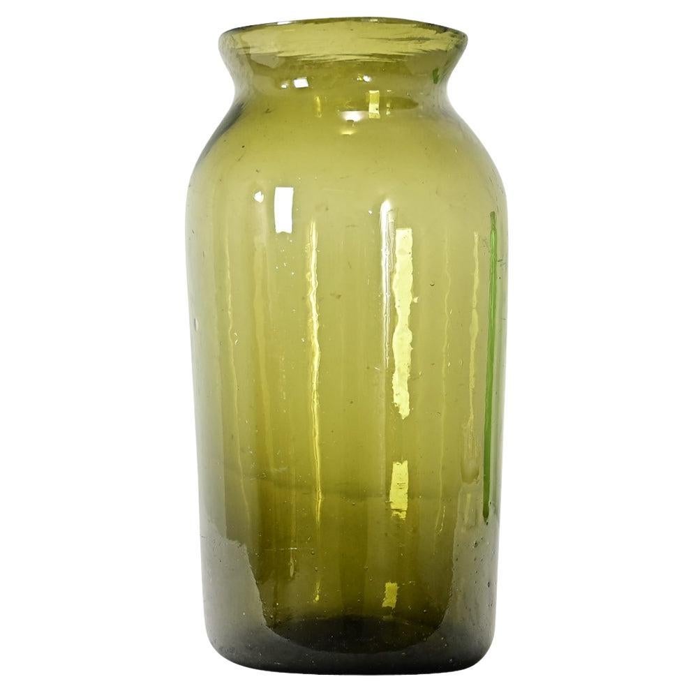 French 18th Century Glass Pickling Jar