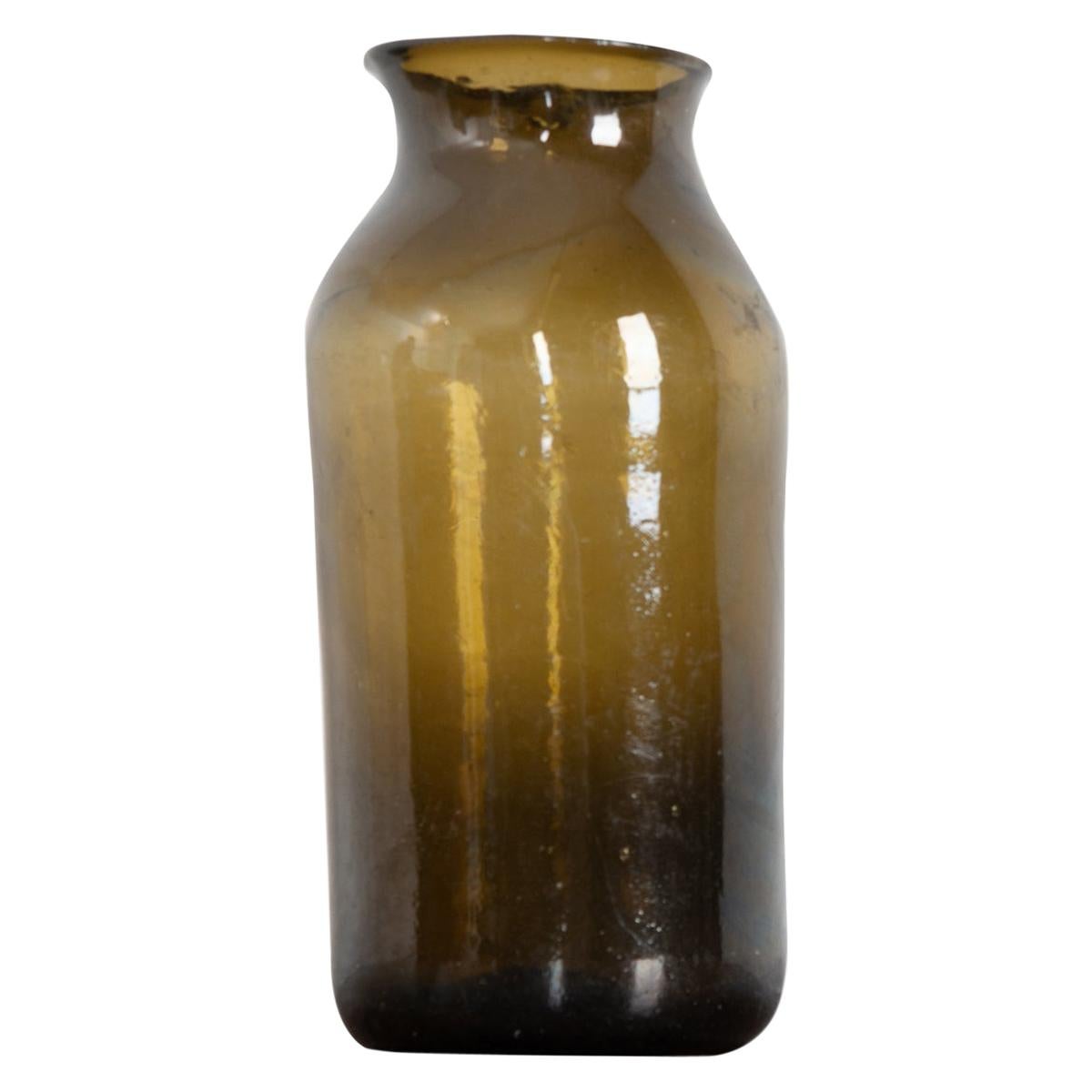 French 18th Century Glass Pickling Truffle Jar