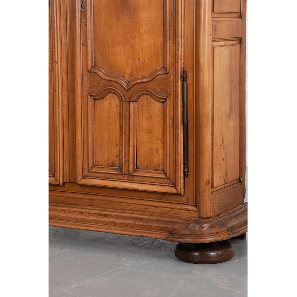 French 18th Century Gothic Armoire For Sale 1