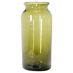 French 18th Century Green Glass Picking Jar