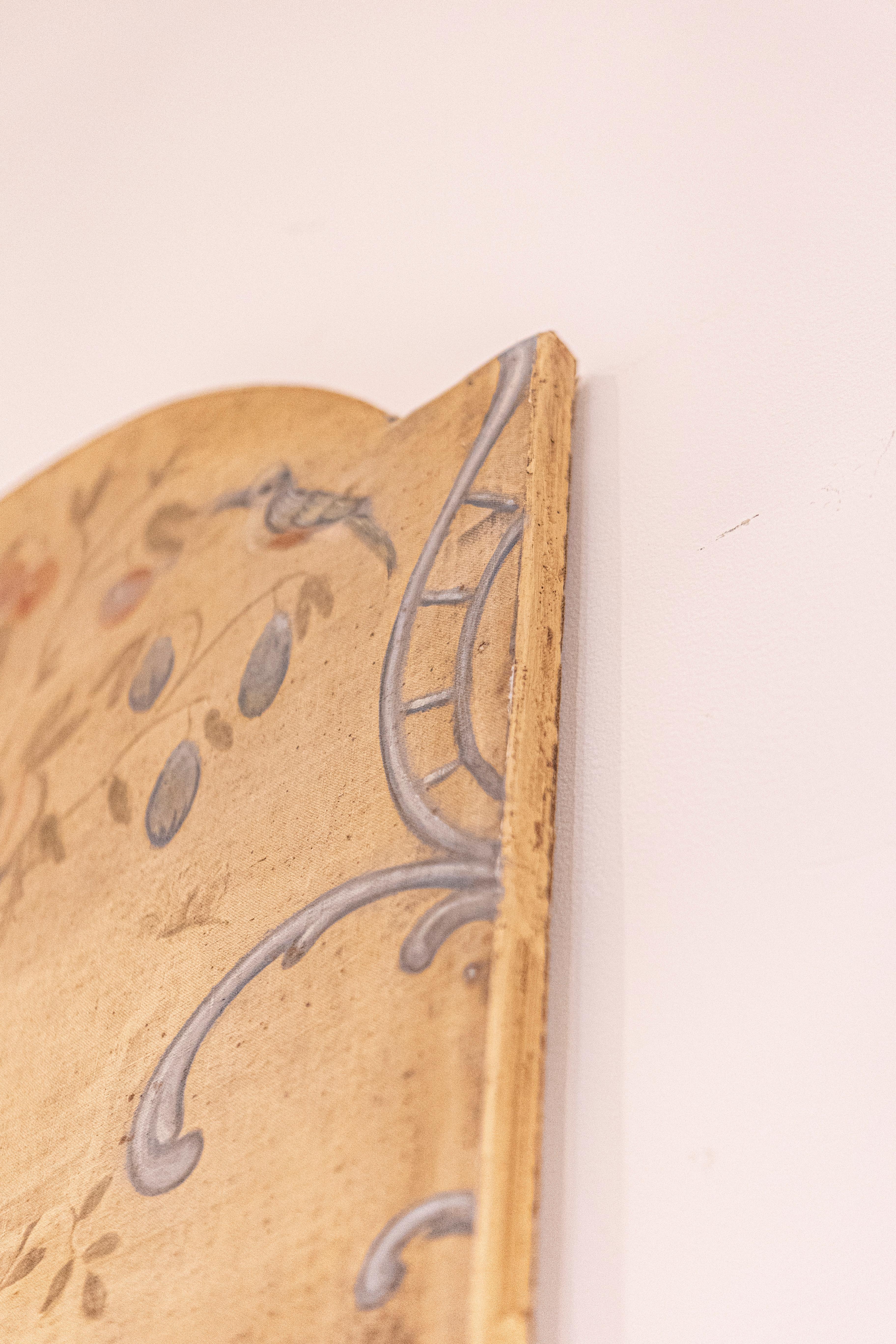 Französische handbemalte pastorale Tafeln mit Obstvasen und Vögeln aus dem 18. Jahrhundert im Angebot 7