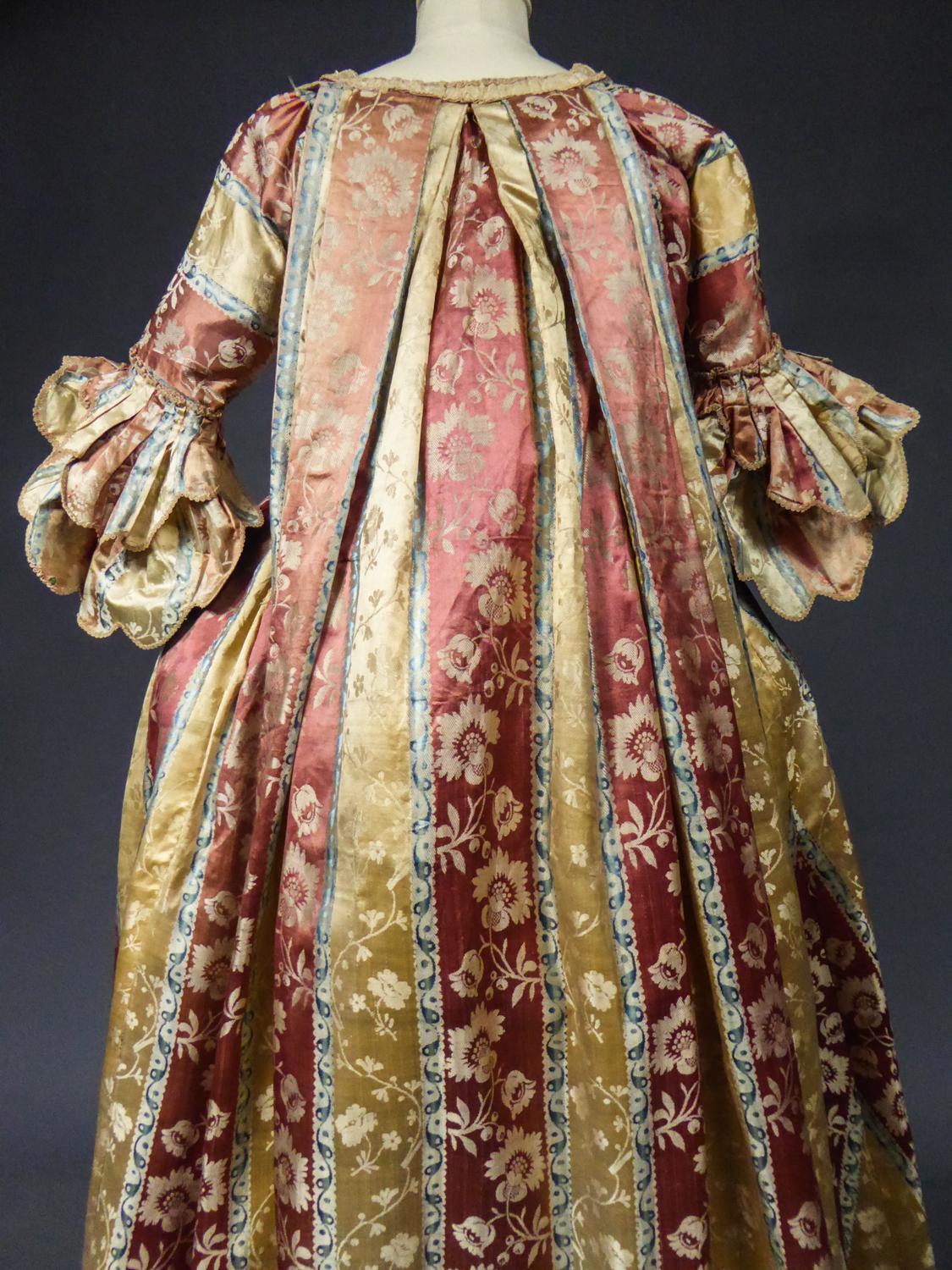 French 18th Century Interior Robe Volante Dress Louis XV Period 6