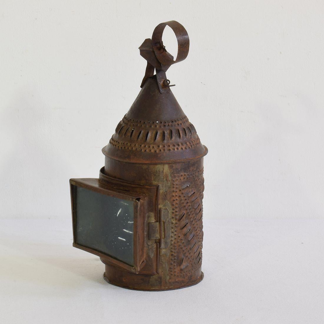 18th Century and Earlier French 18th Century Iron Lantern