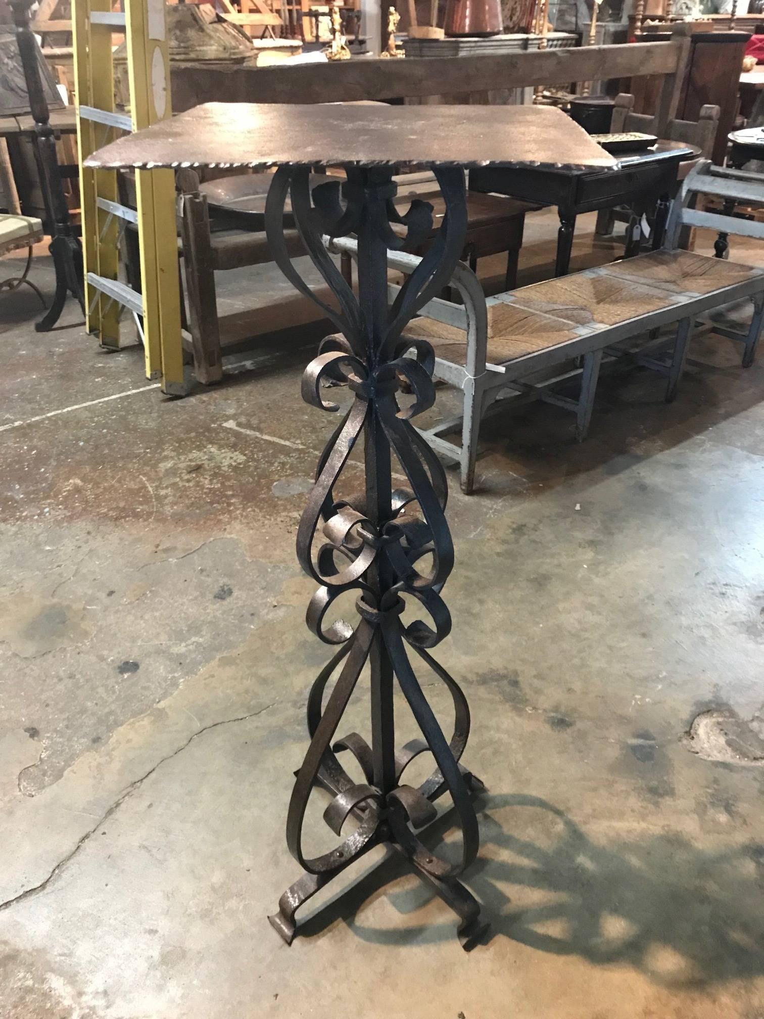 18th Century and Earlier French 18th Century Iron Stand