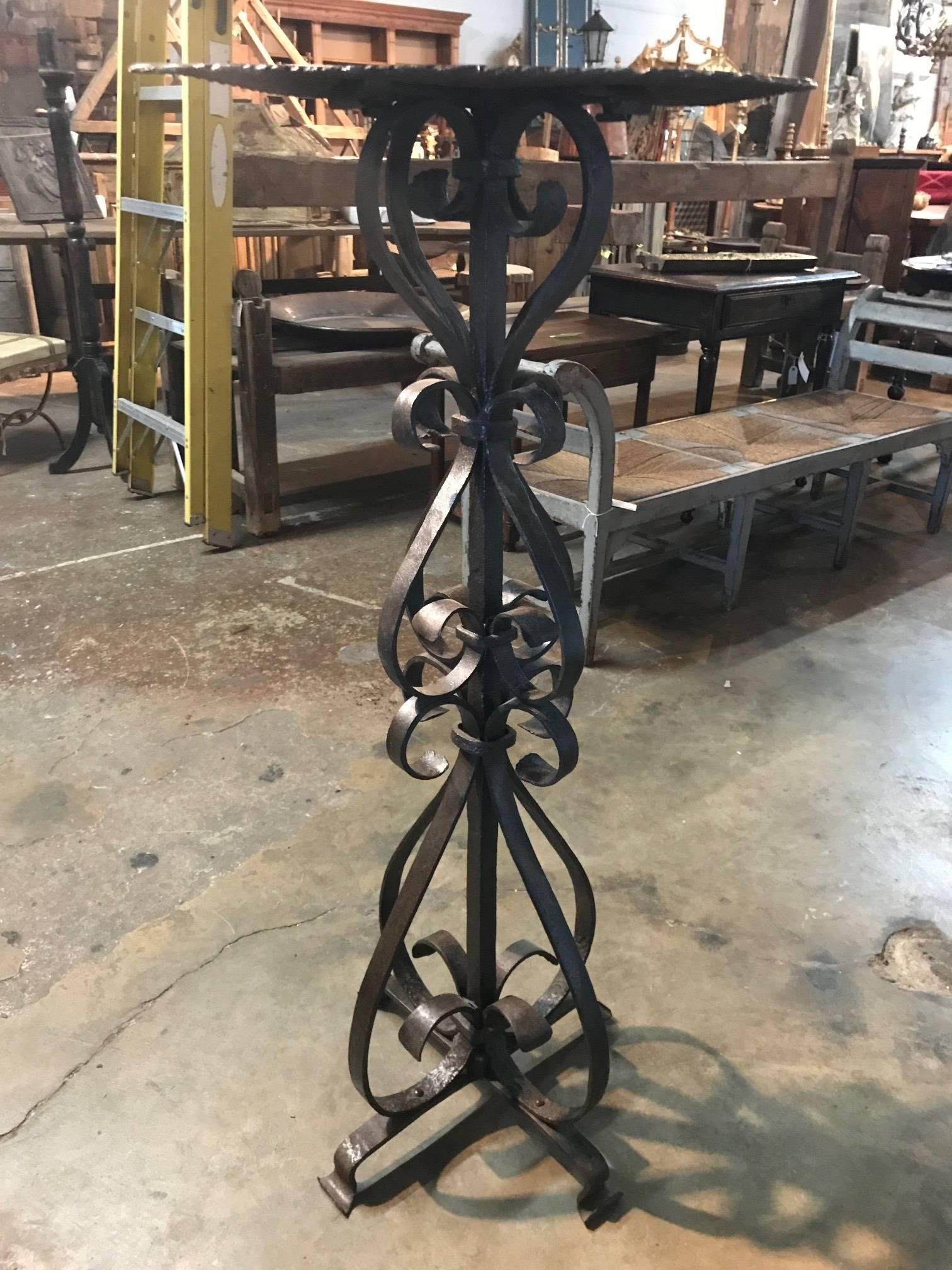 French 18th Century Iron Stand 1