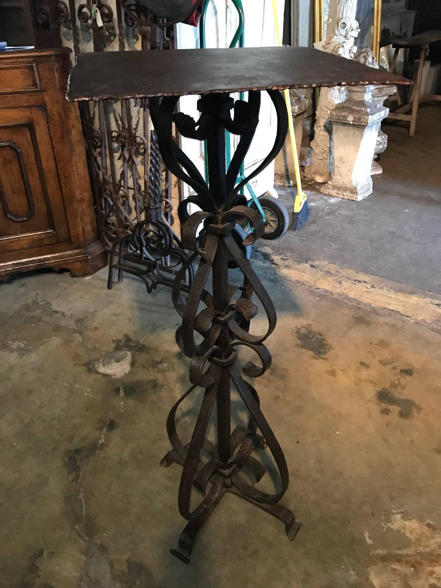 French 18th Century Iron Stand 2