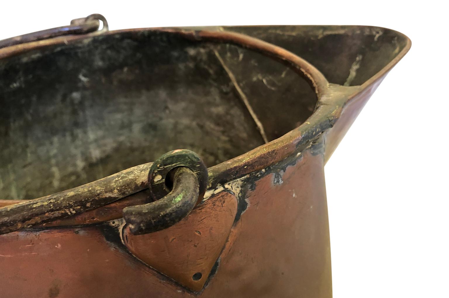 French 18th Century Large Scale Copper Pitcher For Sale 2