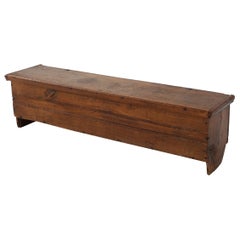 French 18th century linen trunk