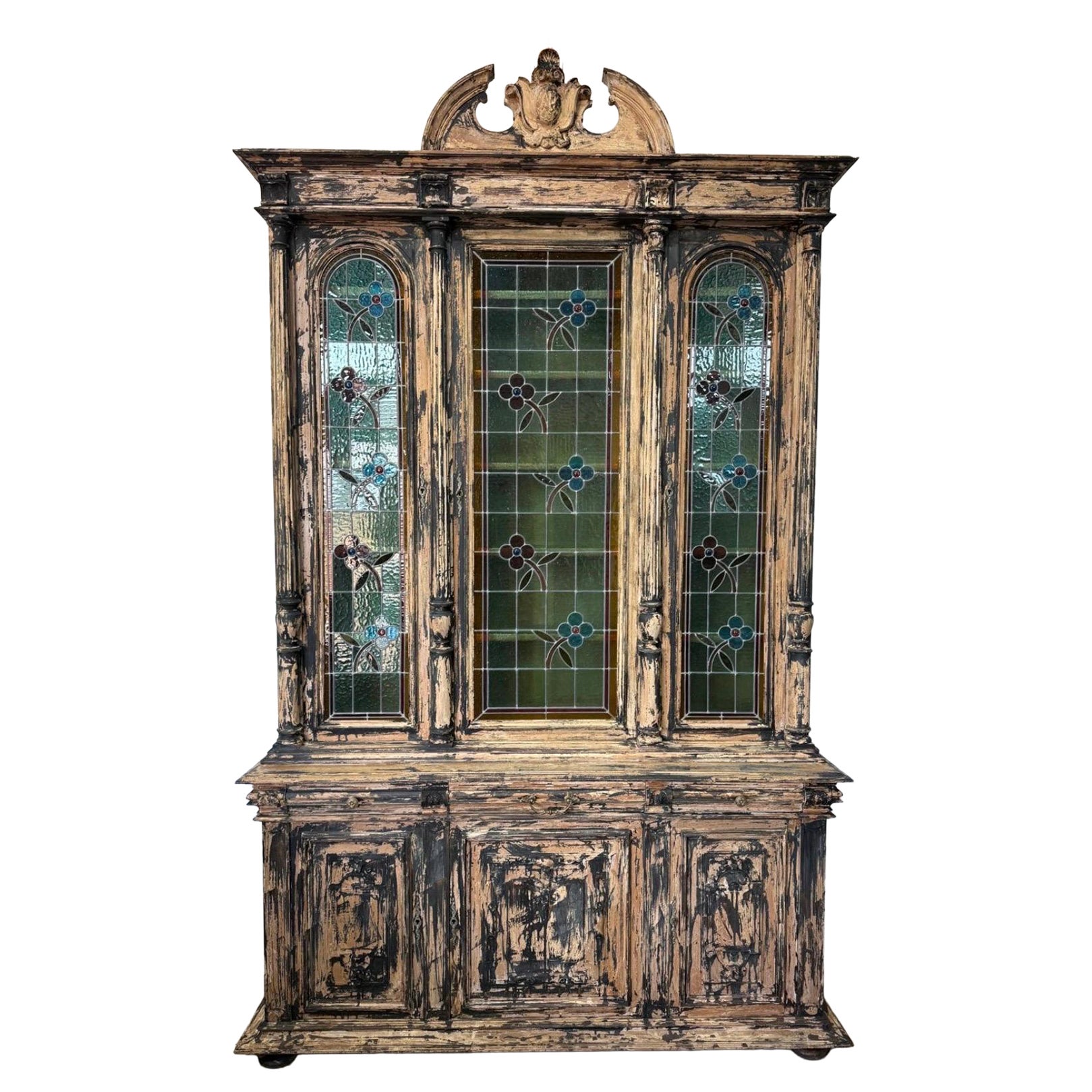 French 18th Century Louis XIII Bookcase For Sale