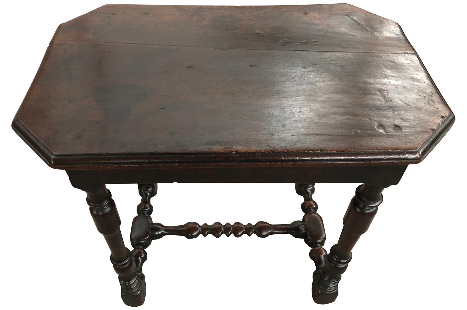 French 18th Century Louis XIII Style Side Table 1