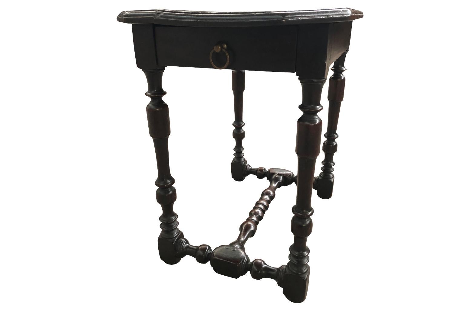 French 18th Century Louis XIII Style Side Table 2