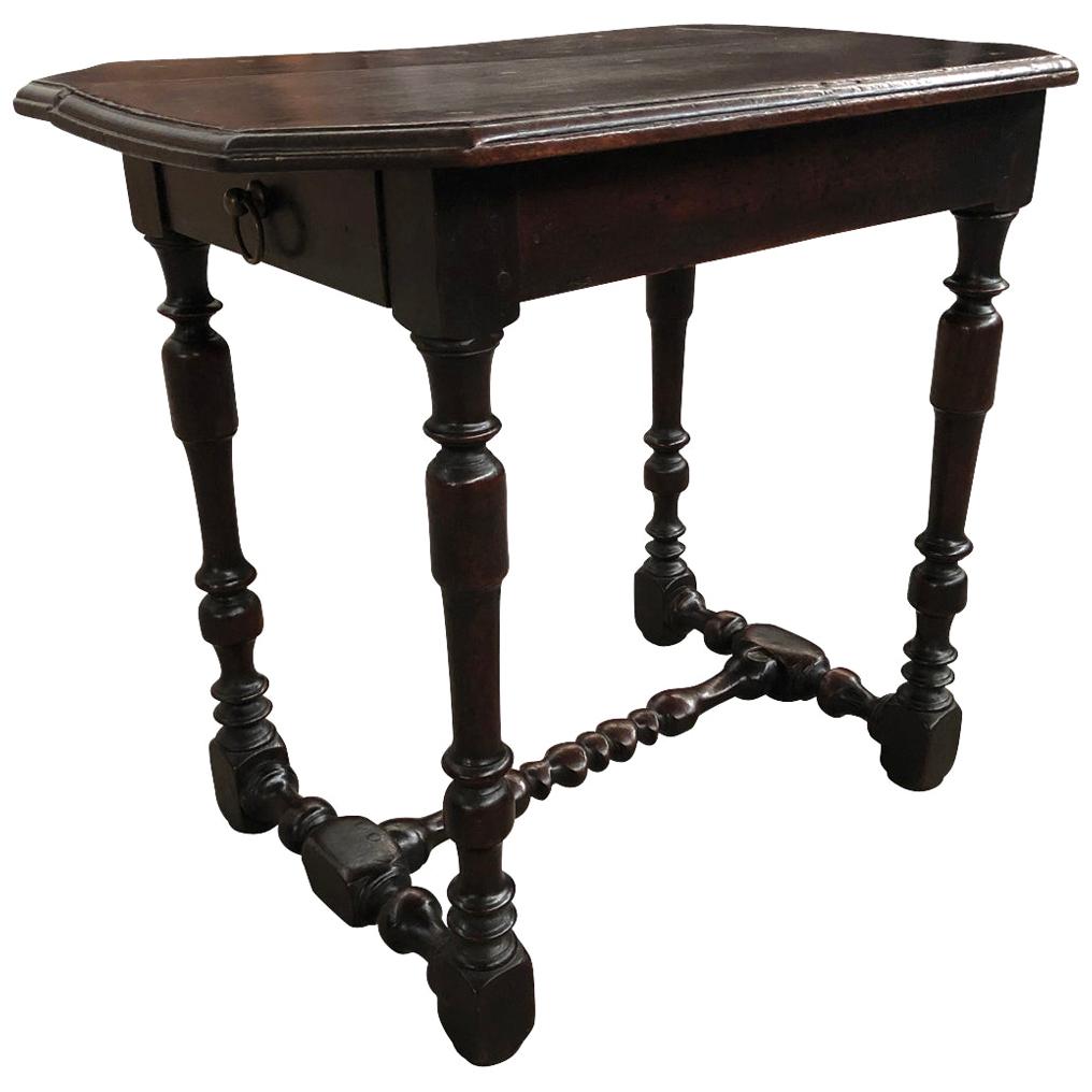 French 18th Century Louis XIII Style Side Table