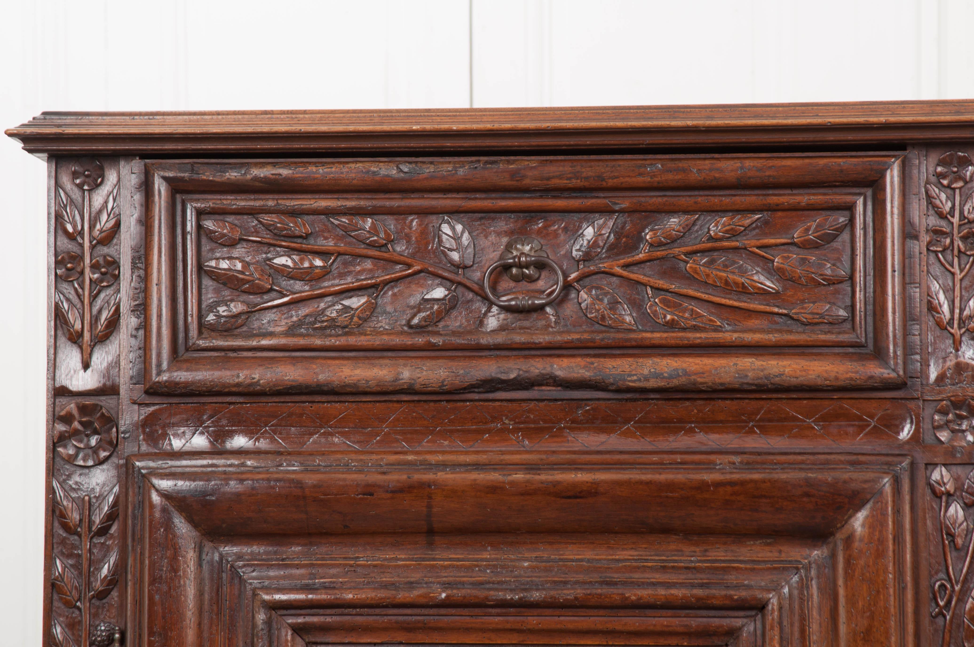 French 18th Century Louis XIII-Style Walnut Buffet 1