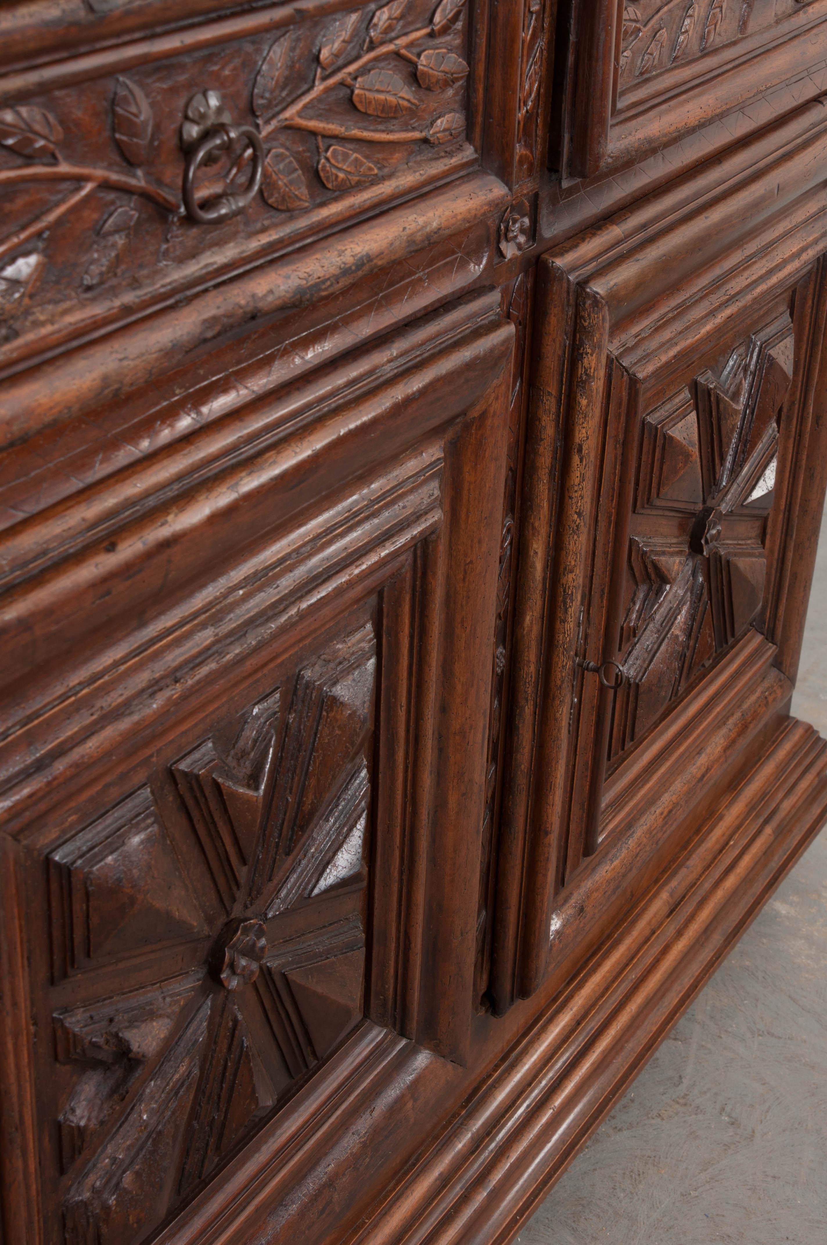 French 18th Century Louis XIII-Style Walnut Buffet 5