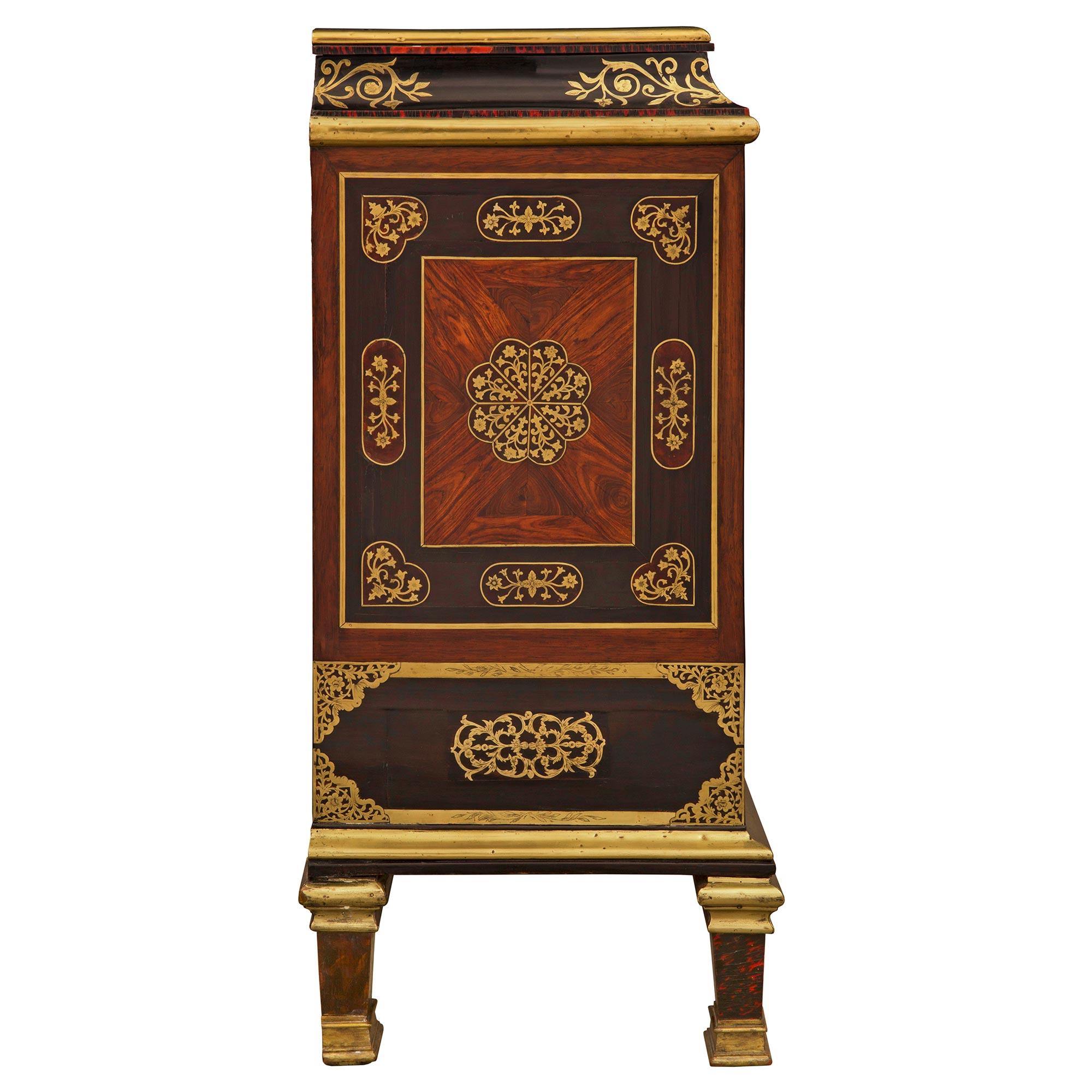 18th Century and Earlier French 18th Century Louis XIV Period Boulle Specimen Cabinet For Sale