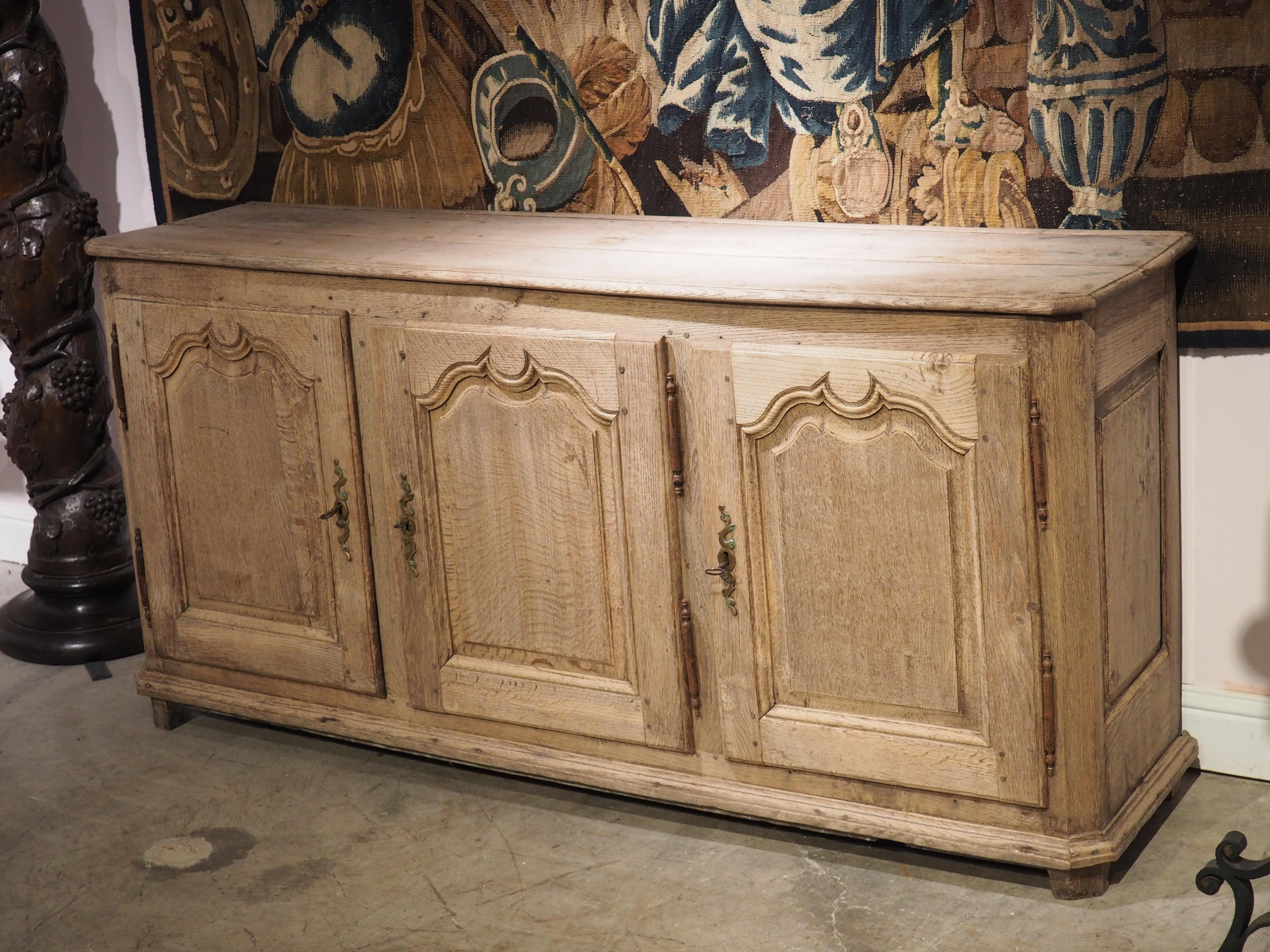 French 18th Century Louis XIV Style Bleached Oak Enfilade 10