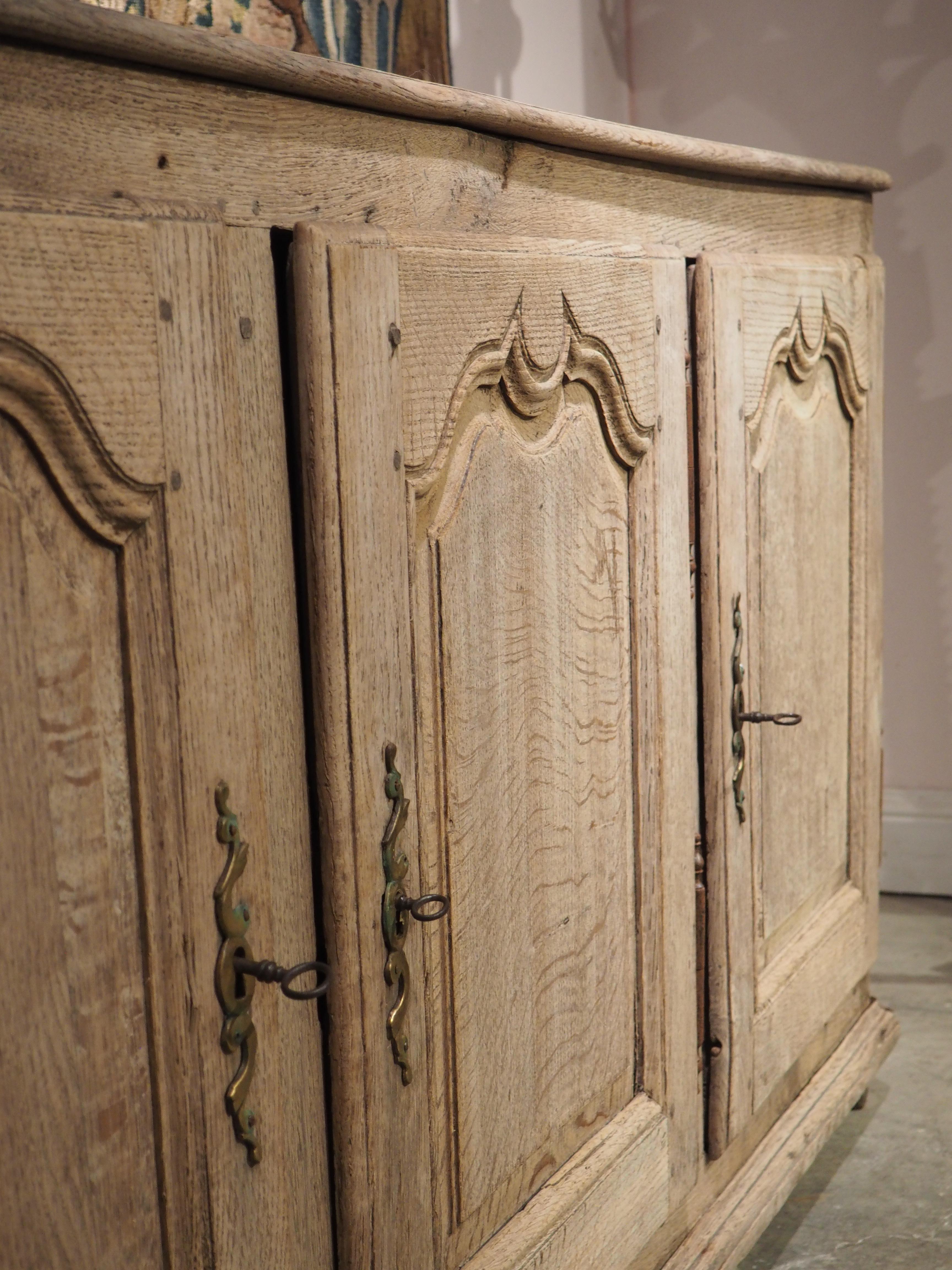 French 18th Century Louis XIV Style Bleached Oak Enfilade 14