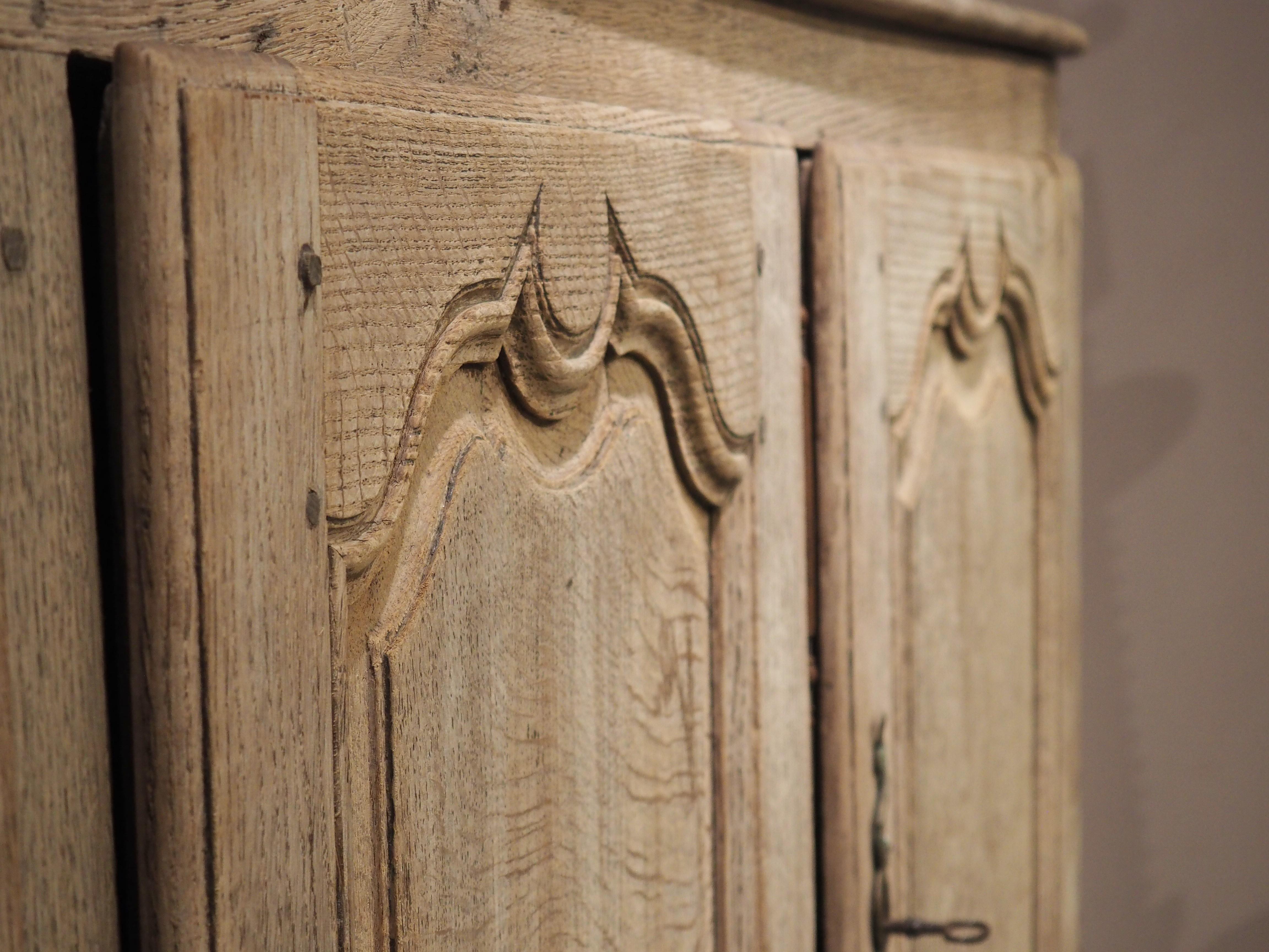 French 18th Century Louis XIV Style Bleached Oak Enfilade 15