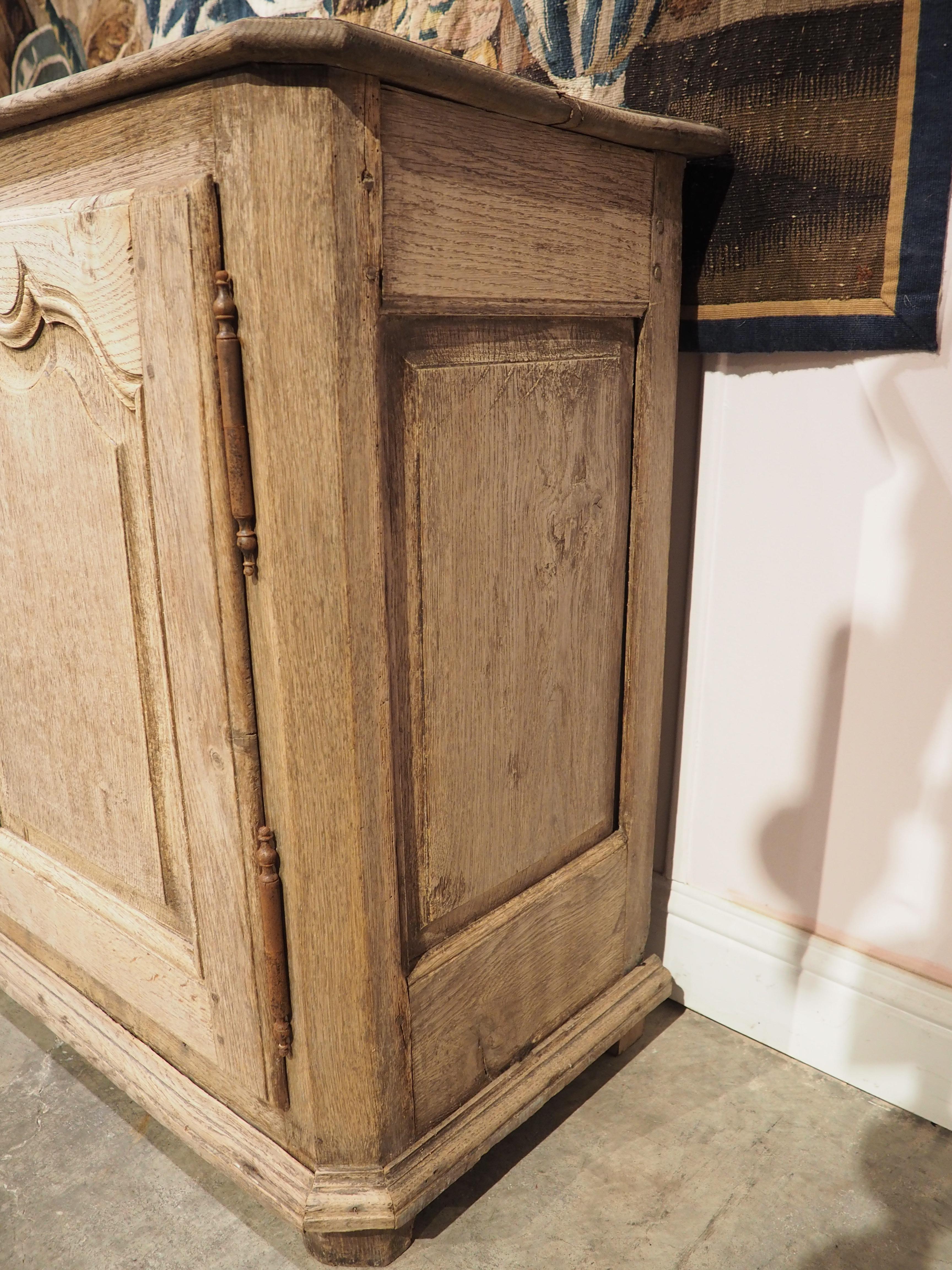 18th Century and Earlier French 18th Century Louis XIV Style Bleached Oak Enfilade