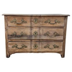 French 18th Century Louis XV Bleached Walnut Chest of Drawers