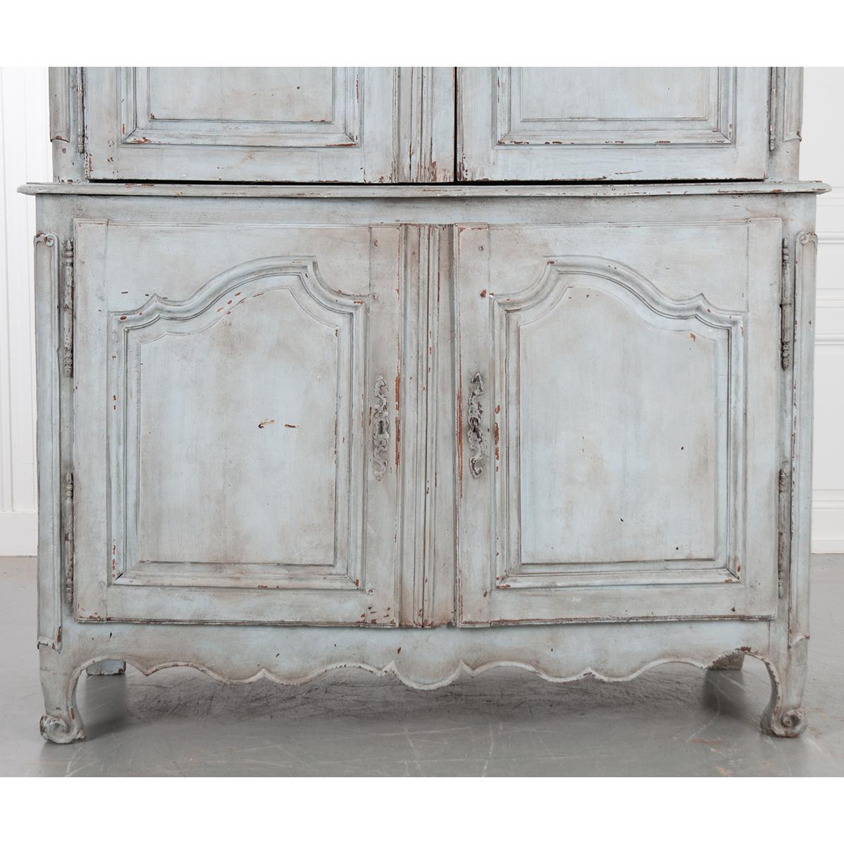 Wood French 18th Century Louis XV Buffet a Deux Corps
