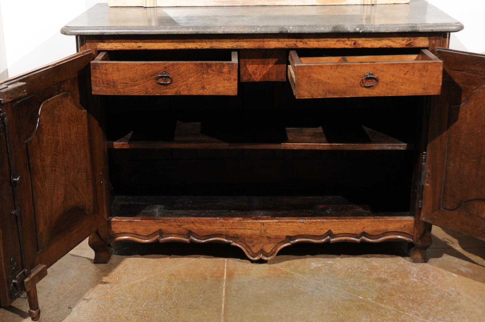 French 18th Century Louis XV Buffet de Chasse from the Château de Rosière For Sale 4