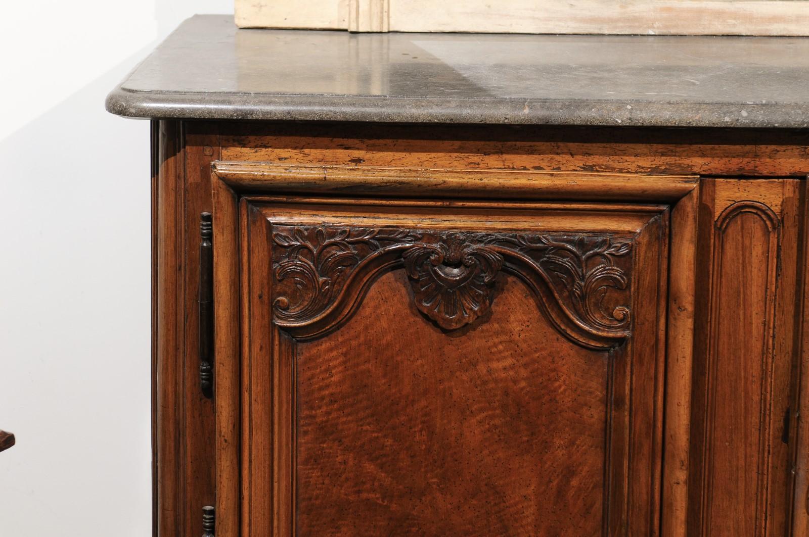 18th Century and Earlier French 18th Century Louis XV Buffet de Chasse from the Château de Rosière For Sale