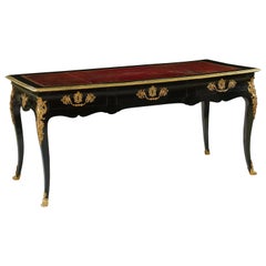 Bureau Plat Louis XV du 18ème siècle:: français:: bureau d'écriture