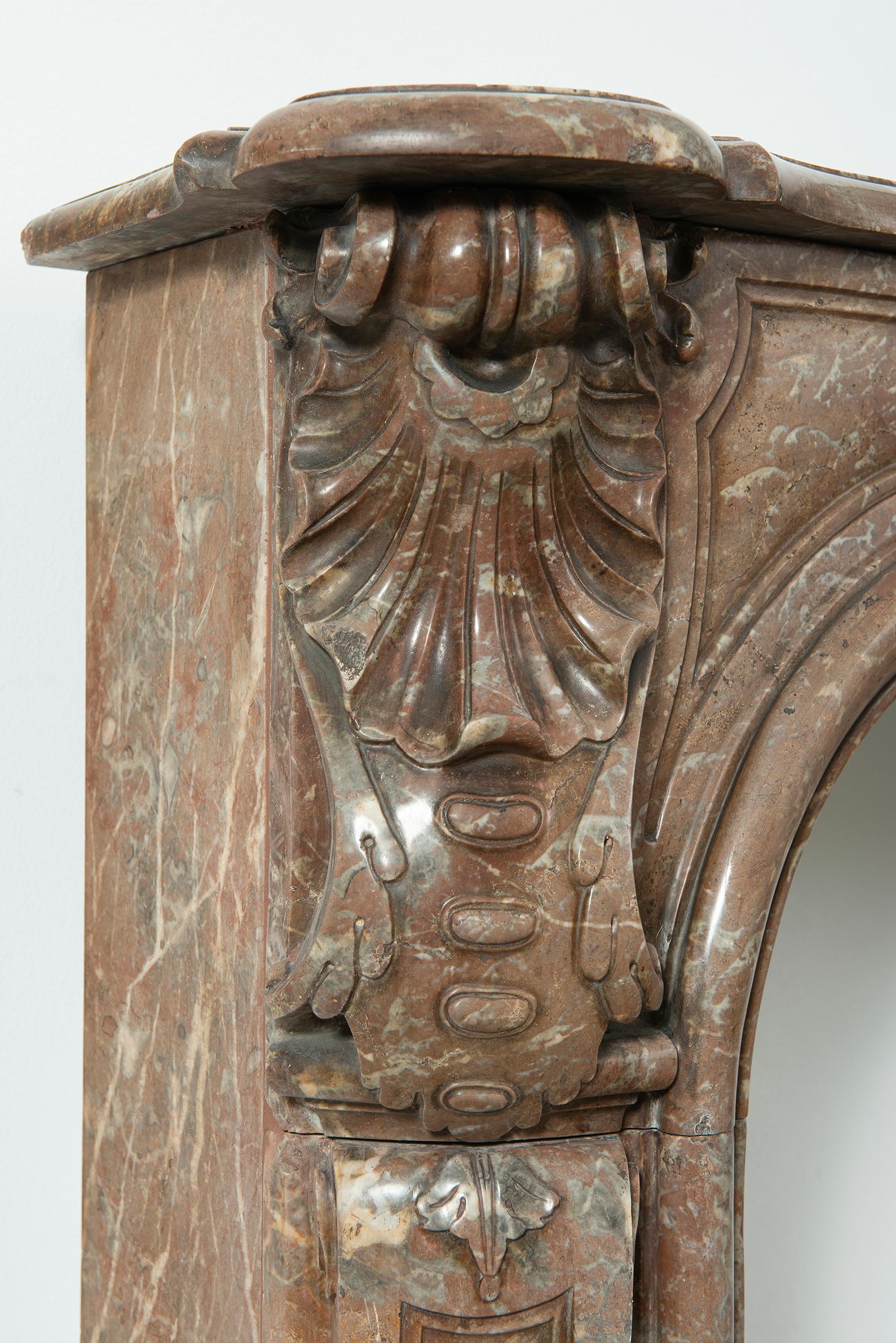 French 18th Century Louis XV Fireplace Mantel For Sale 2