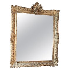 French 18th Century Louis XV Giltwood Mirror