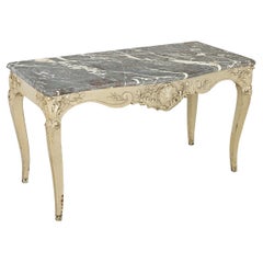 Französische Louis XV-Konsole mit Marmorplatte aus dem 18.