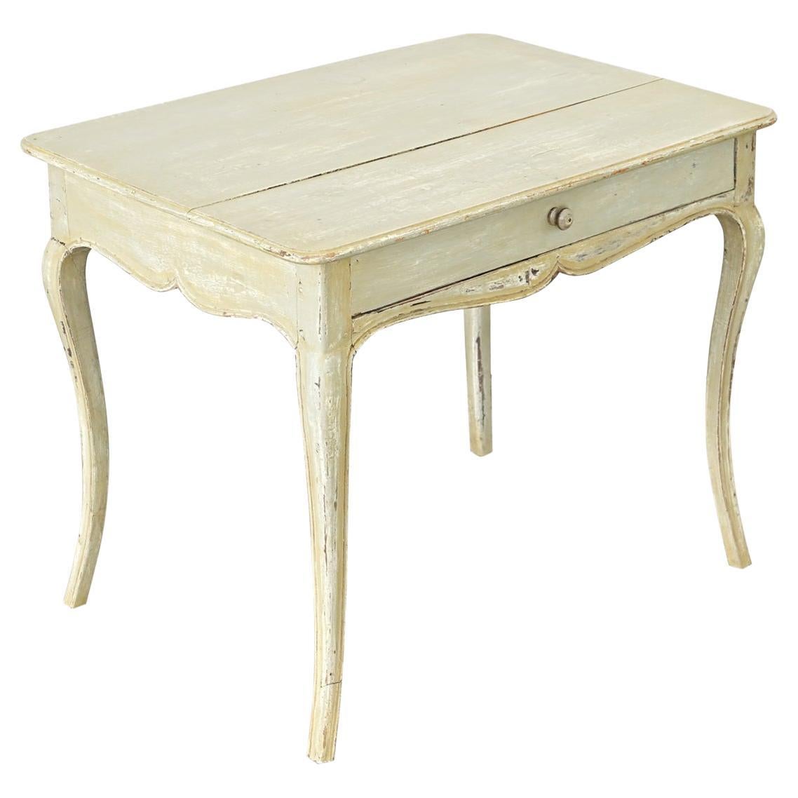 French 18th Century Louis XV Painted Table For Sale