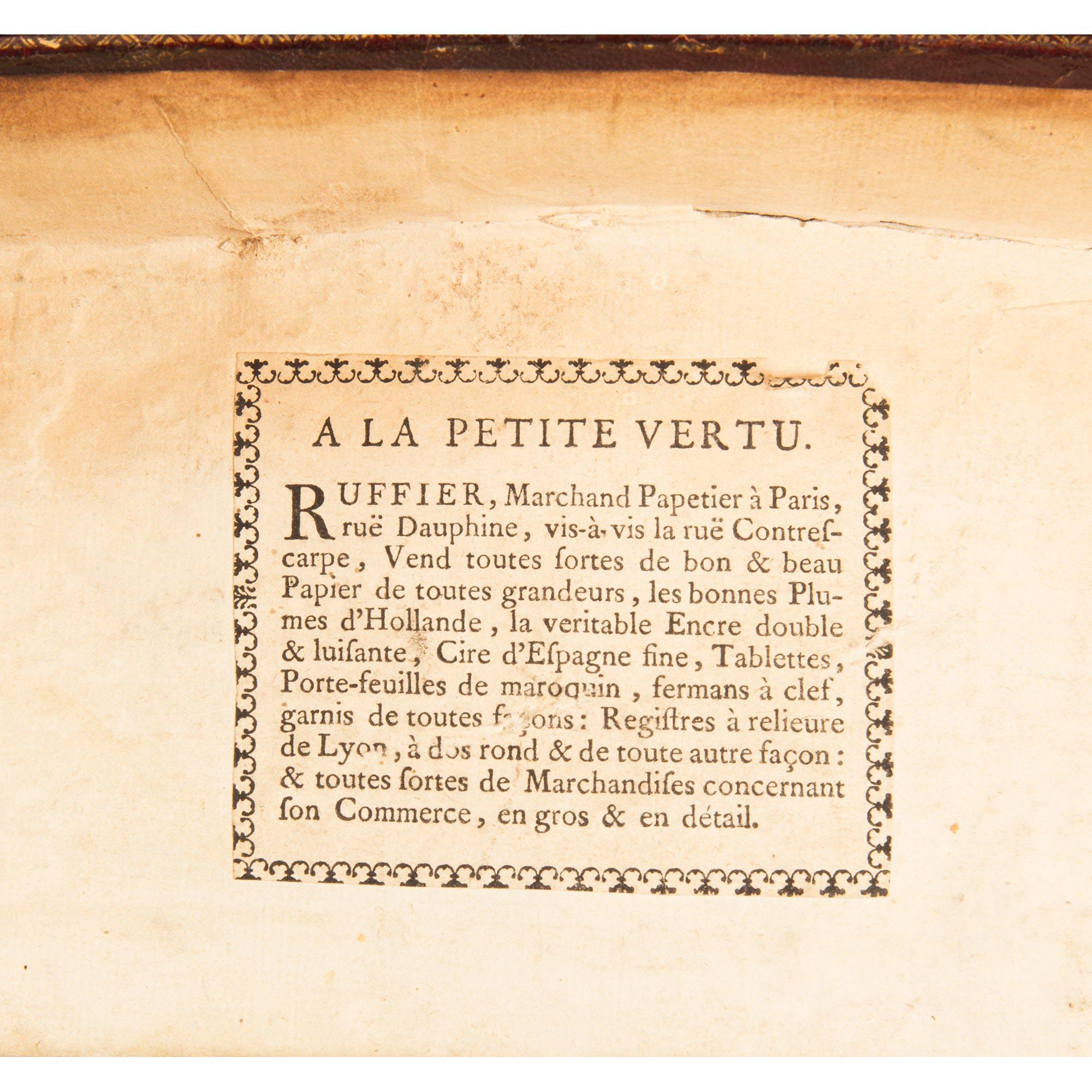 Cartonnier français d'époque Louis XV du 18ème siècle, signé Jacques DuBois en vente 8