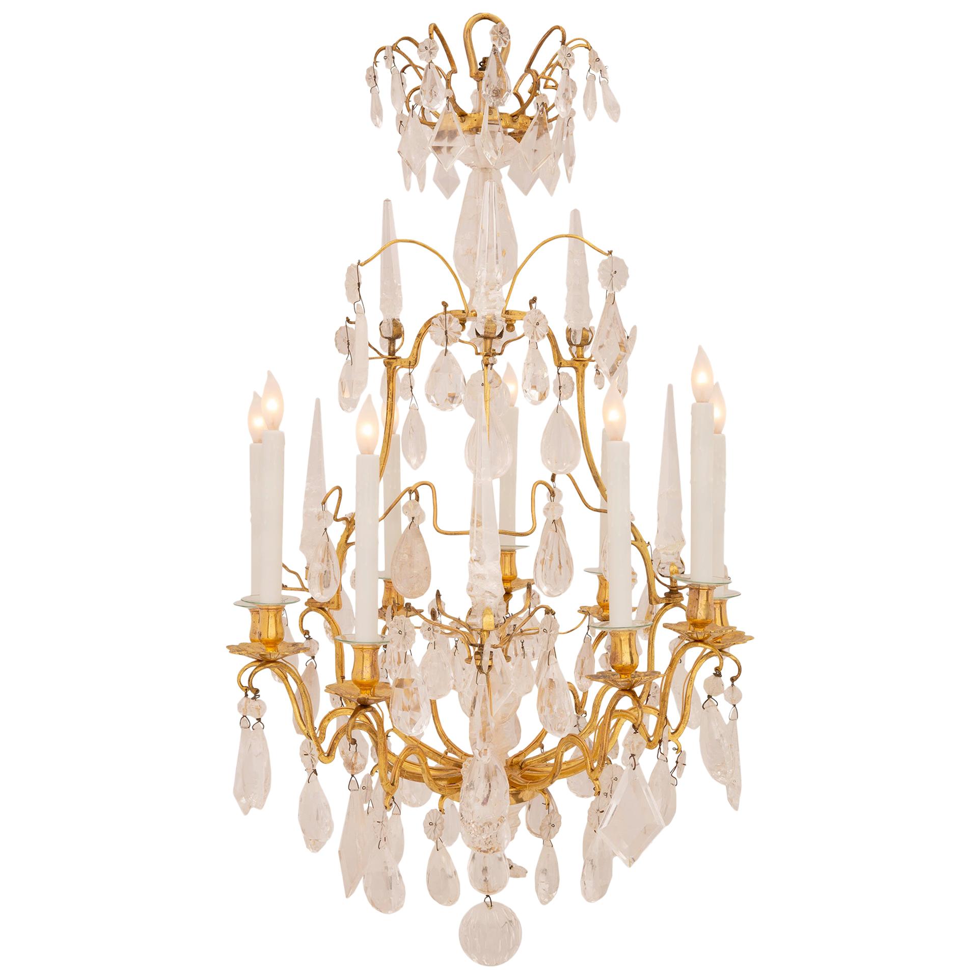 1950 colonial crystal chandelier. Cut glass shades 1950 colonial crystal chandelier. Cut glass shades