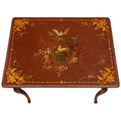 French 18th Century Louis XV Period Painted Side Table