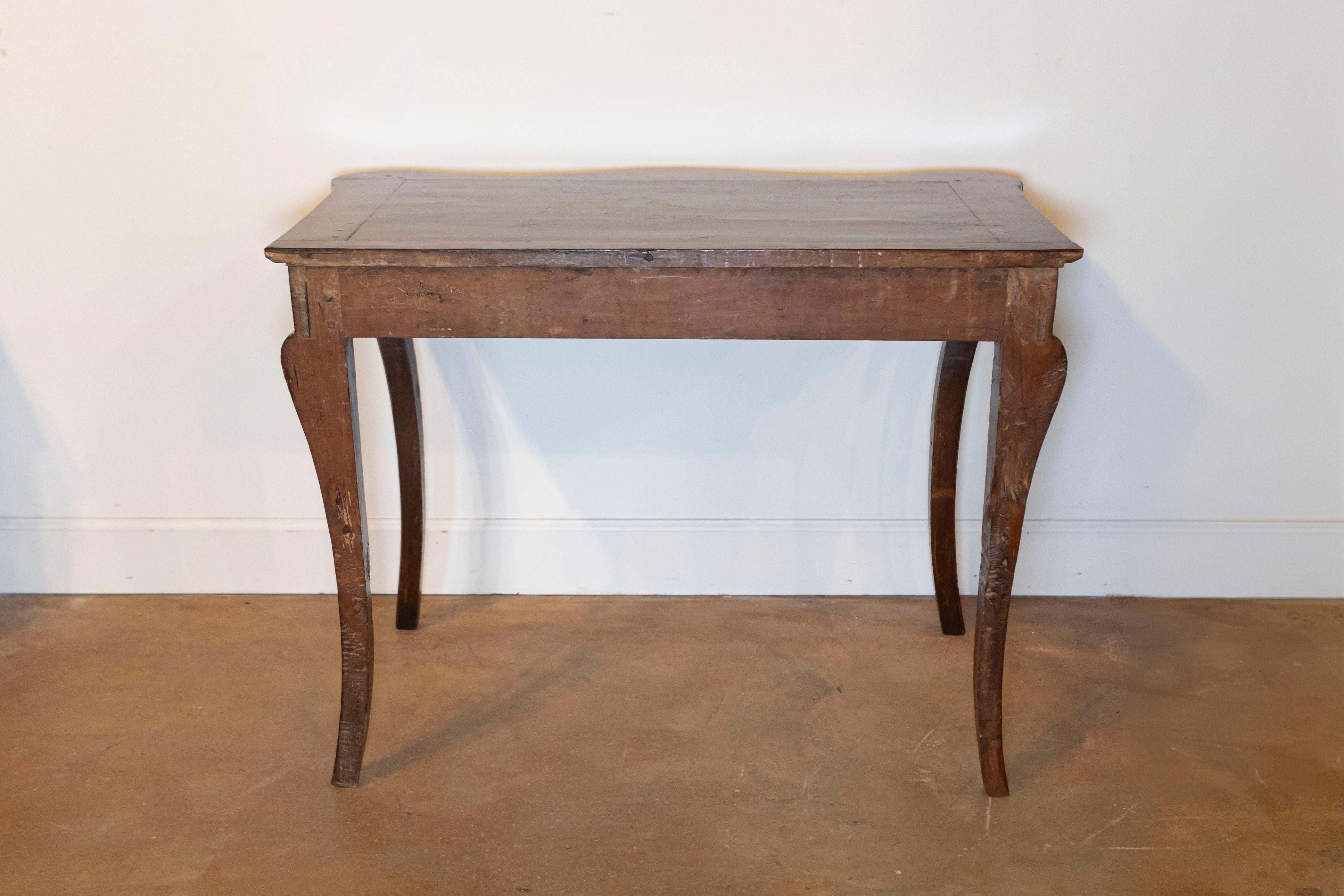 French 18th Century Louis XV Period Provençale Console Table with Fleur-de-Lys For Sale 1