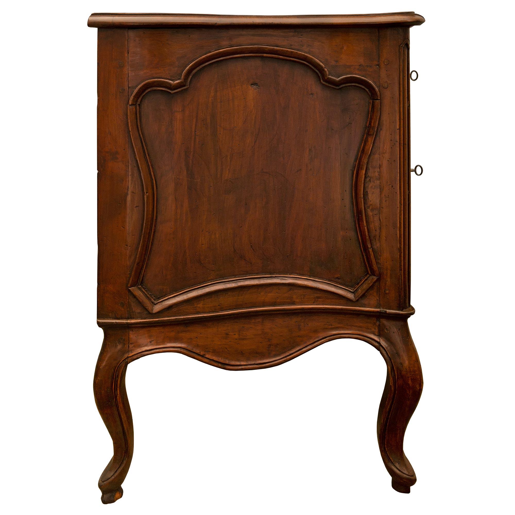 18th Century and Earlier French 18th Century Louis XV Period Walnut Commode For Sale