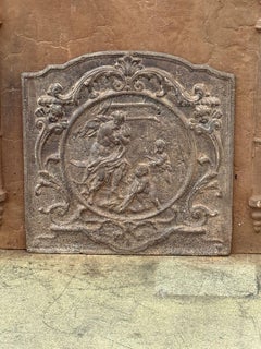 French 18th Century Louis XV Period 'Winter' Fireback / Backsplash