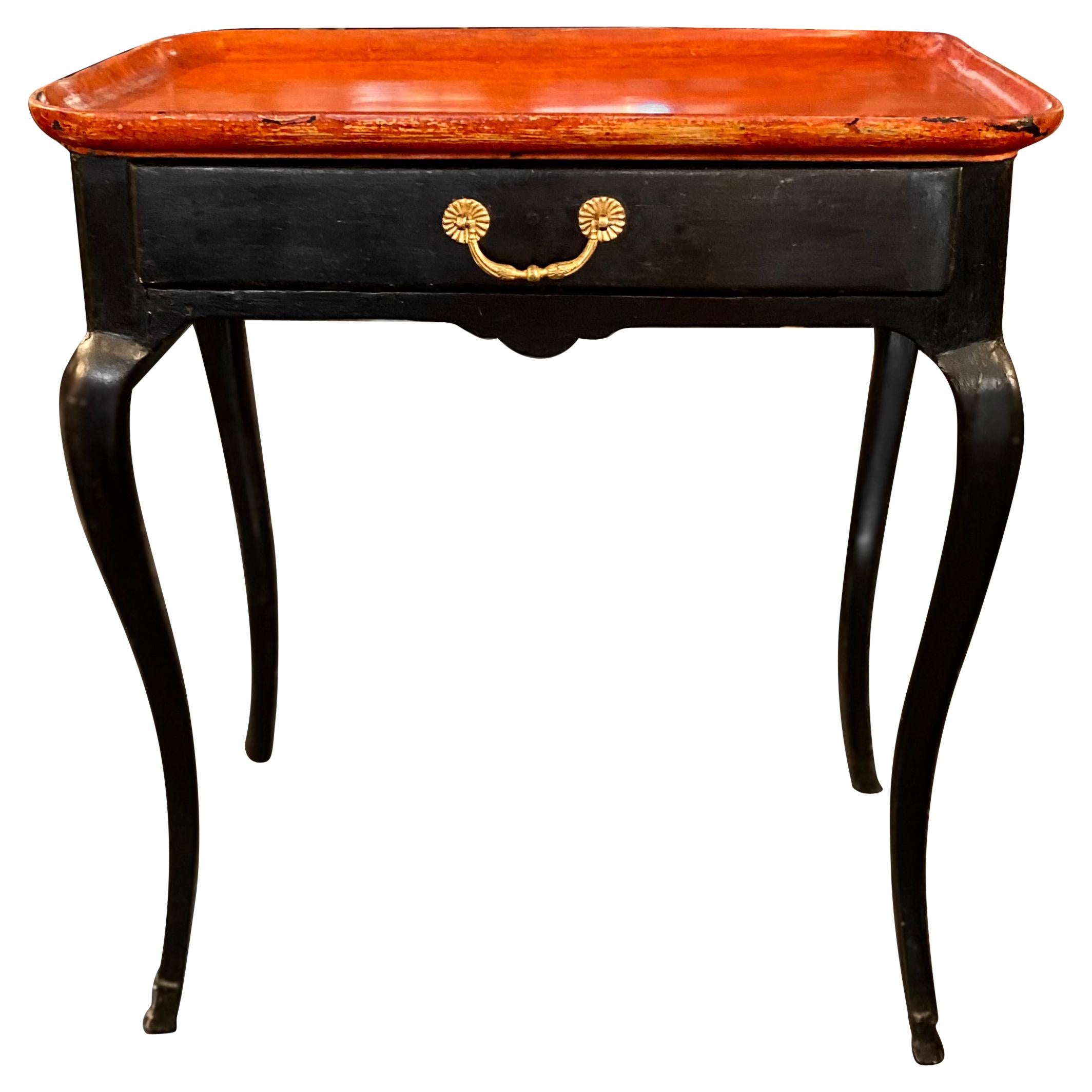 French 18th Century Louis XV Provencal Tray Top Table For Sale