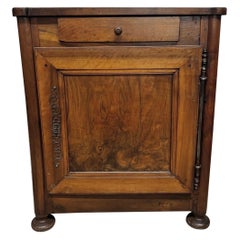French 18th Century Louis XV Solid Walnut Cabinet / Buffet