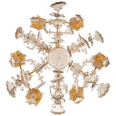 French 18th Century Louis XV St. Ormolu And Baccarat Crystal Chandelier