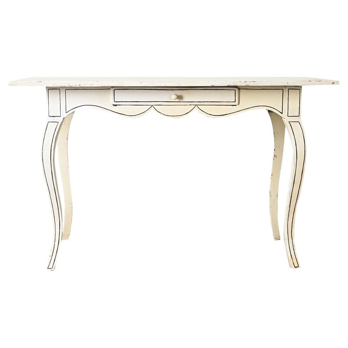 French 18th Century Louis XV Style Painted Desk