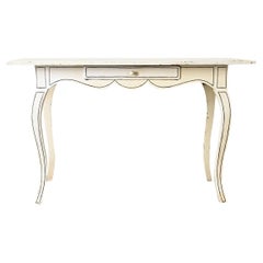 Antique French 18th Century Louis XV Style Painted Desk