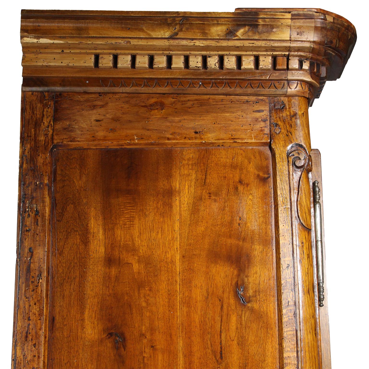 French 18th Century Louis XV Style Provincial - Country French Armoire Bookcase For Sale 5