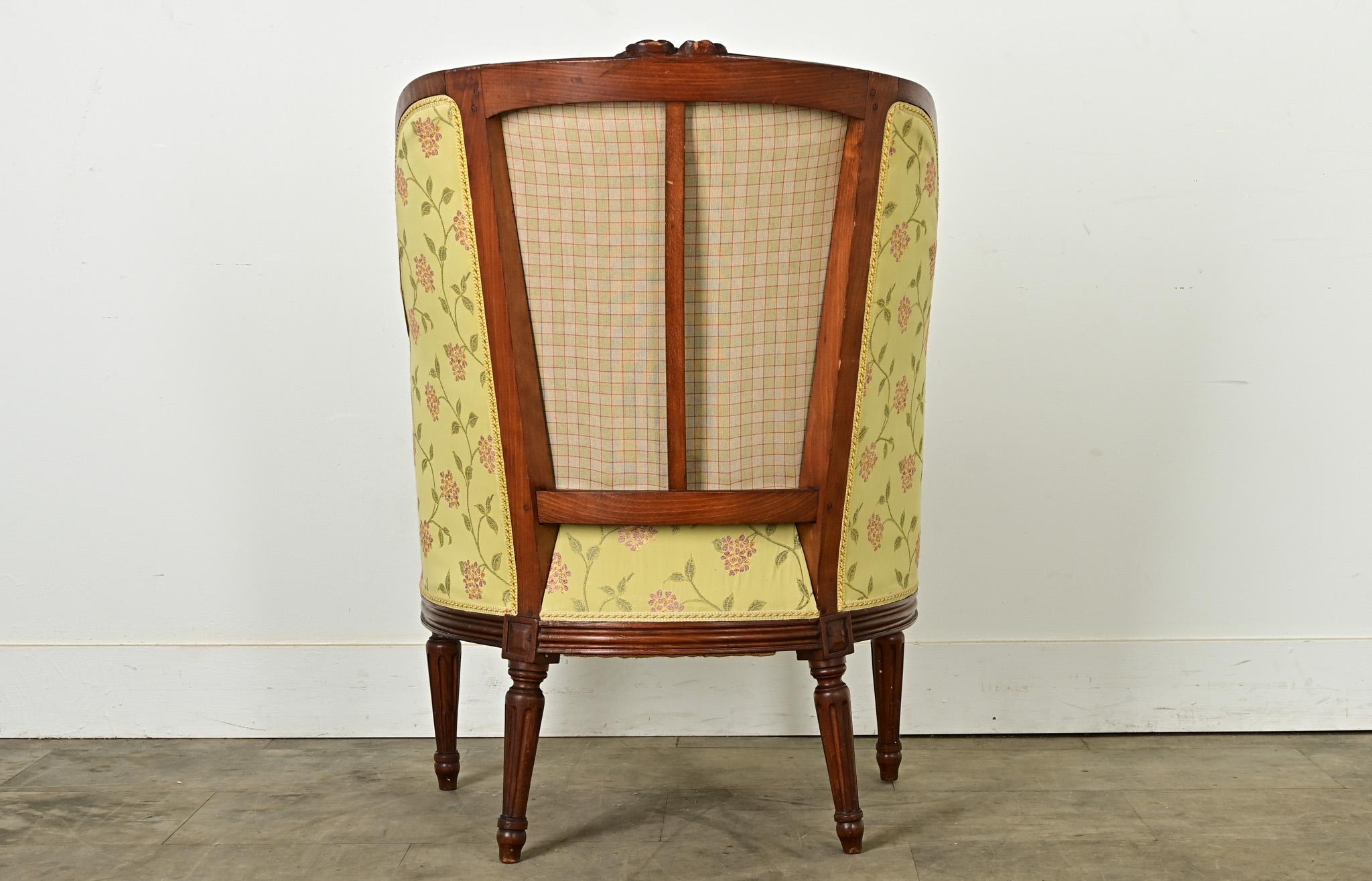 French 18th Century Louis XVI Bergere 5
