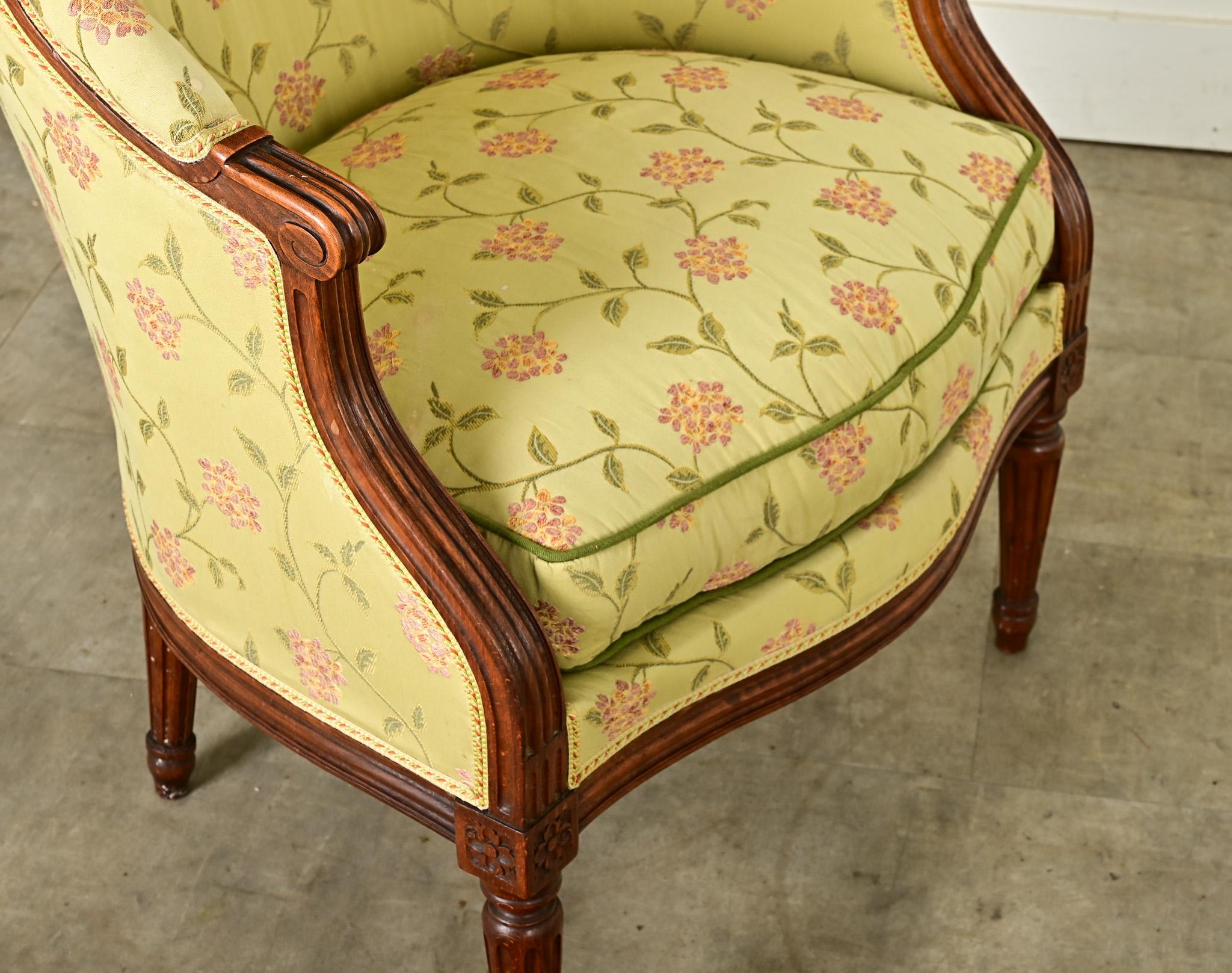 French 18th Century Louis XVI Bergere 6