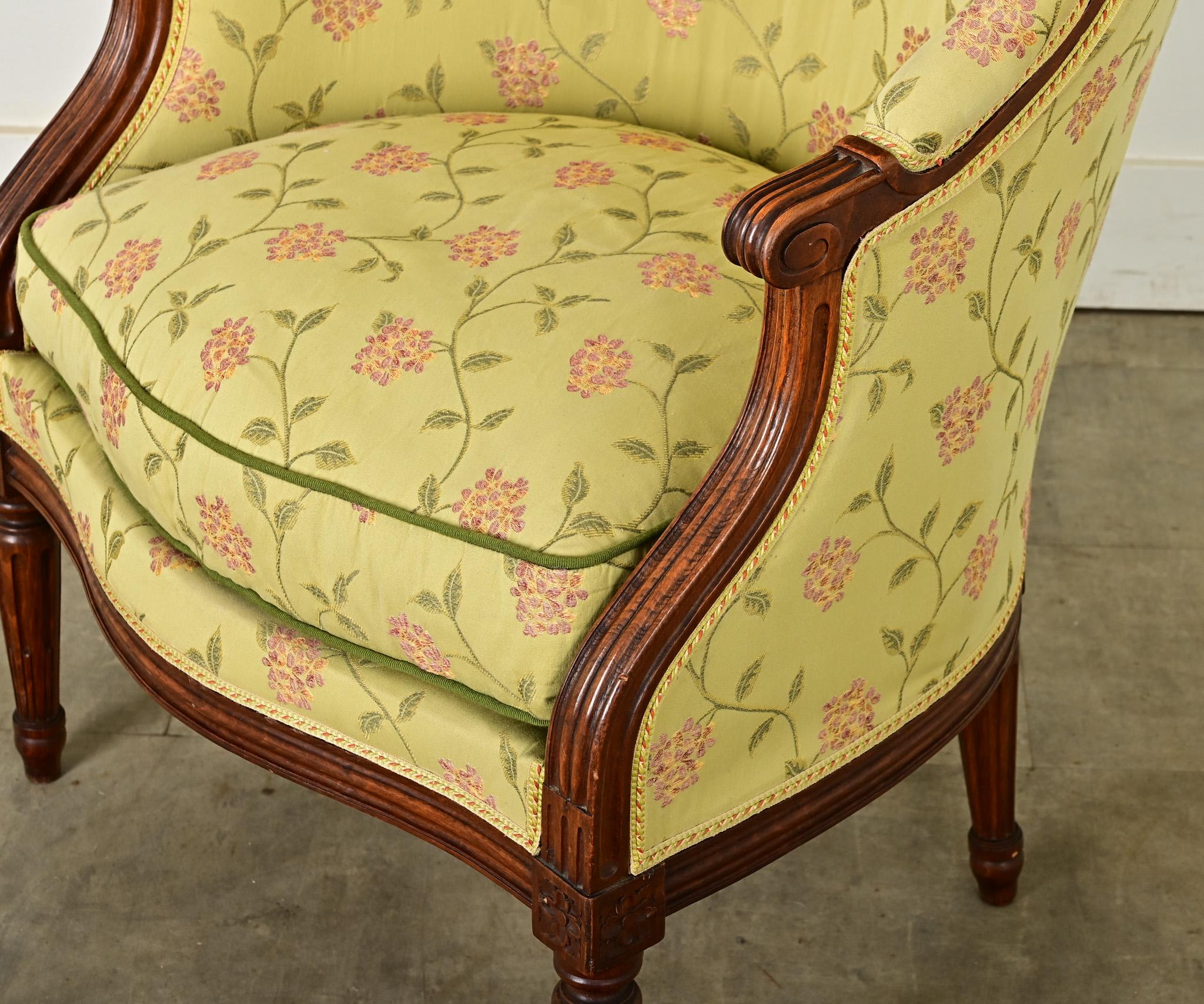 French 18th Century Louis XVI Bergere 1